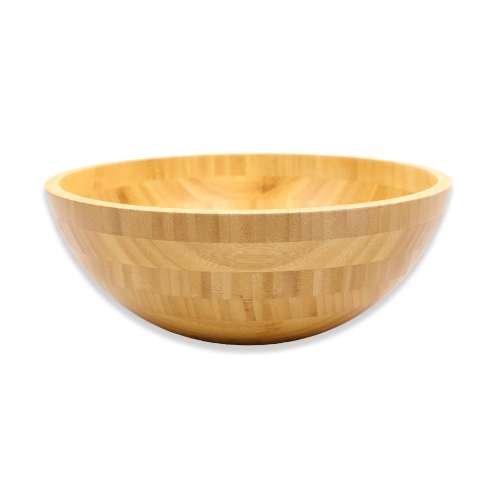 BOWL SALAD WOODEN IR 35990-17 Default Title - MamasJan Crockery