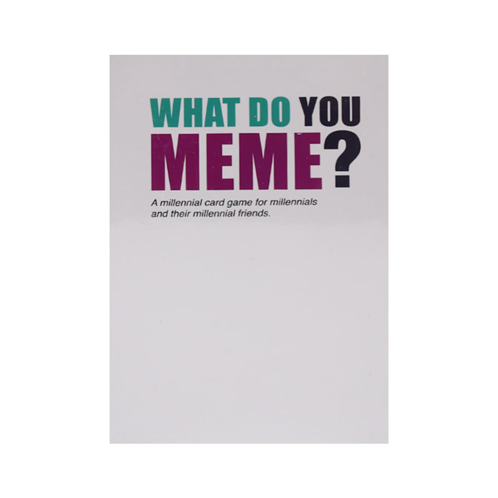 0163 WHAT DO YOU MEME CARD GAME IR Default Title - MamasJan Toys