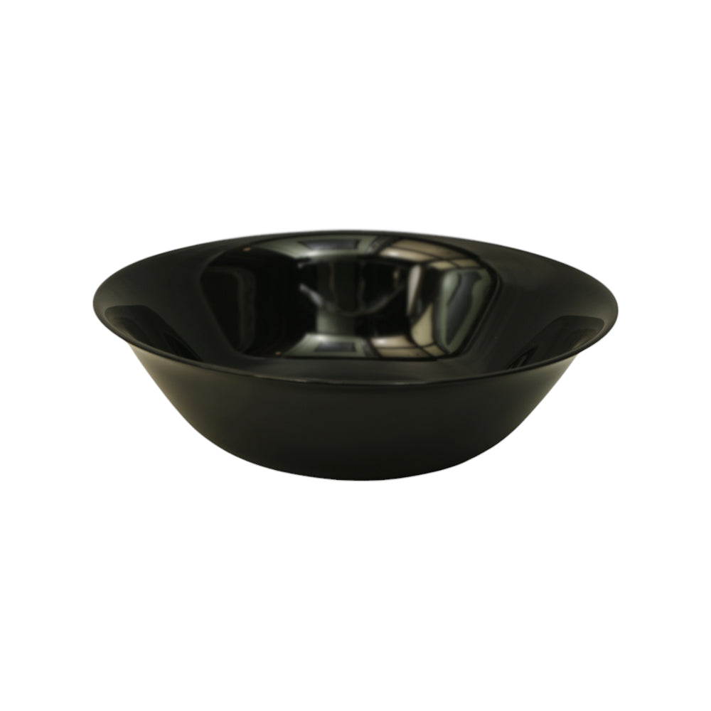 BOWL SALAD MANAL BLACK ROUND B0018 Default Title - MamasJan Crockery