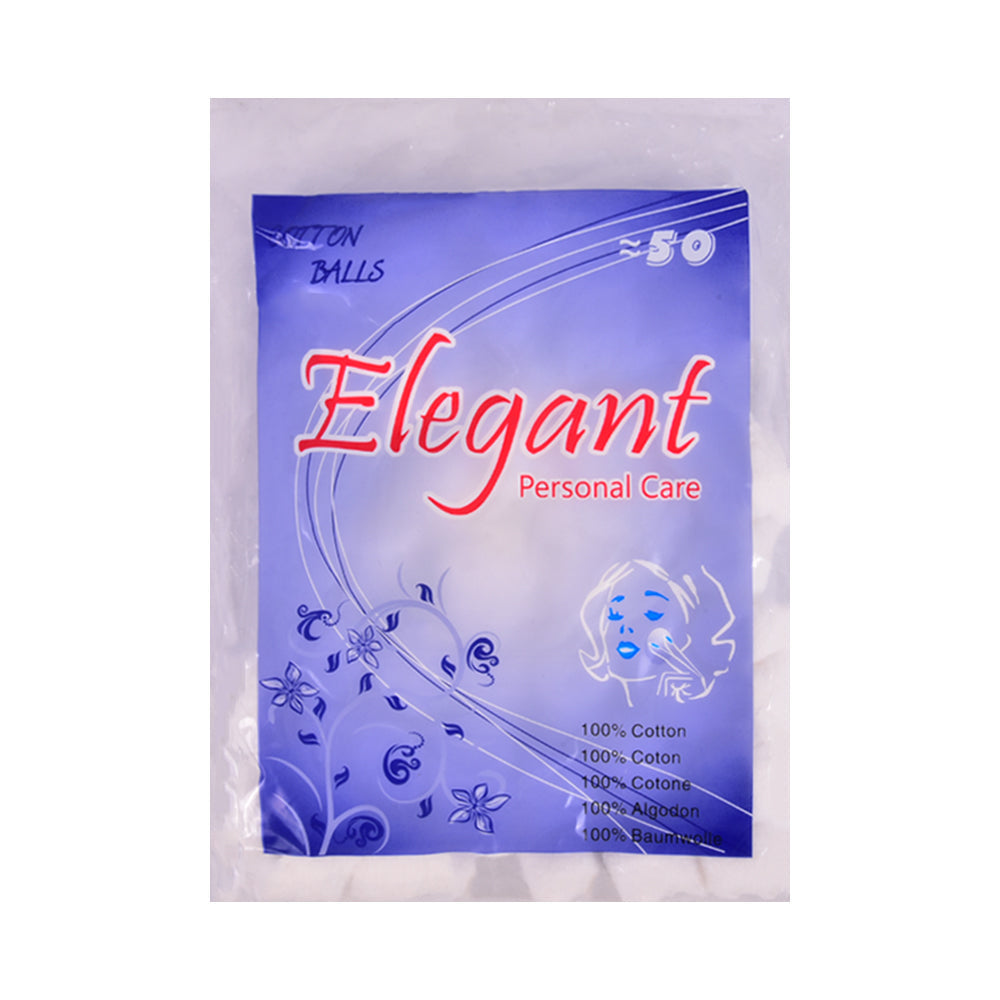 ELEGANT COTTON BALLS 50PC Default Title - MamasJan Makeup