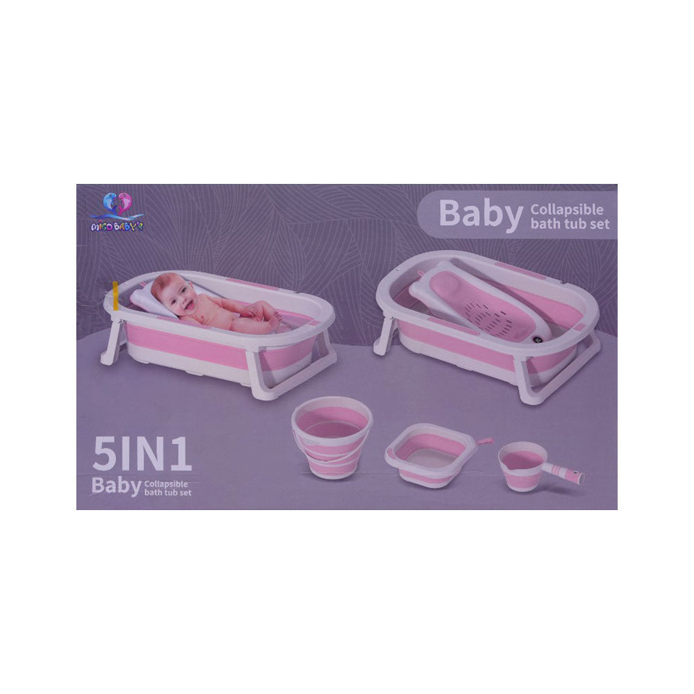 BABY BATH TUB SET 5IN1 IR MK24283 Default Title - MamasJan Toys