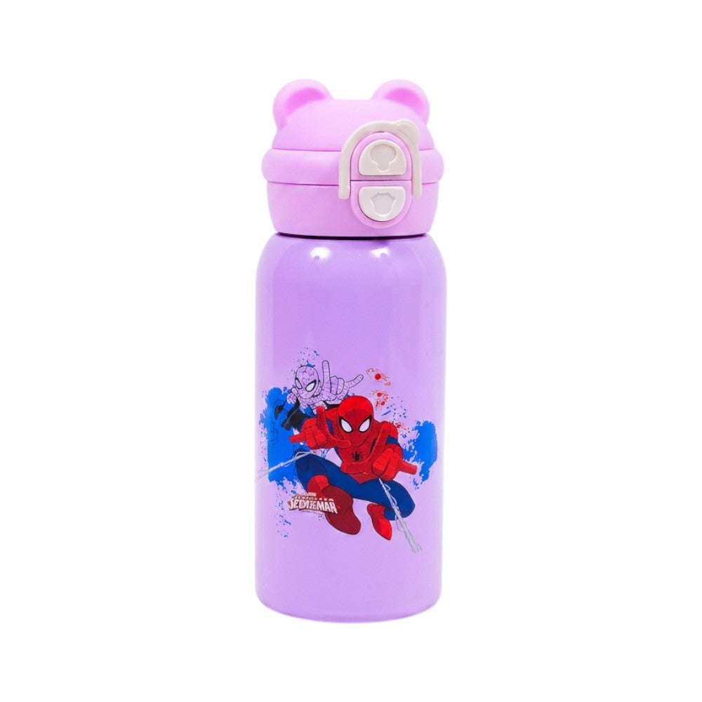2601 SS VACUUM FLASK WATER BOTTLE SPIDERMAN 500ML S.T Default Title - MamasJan Toys