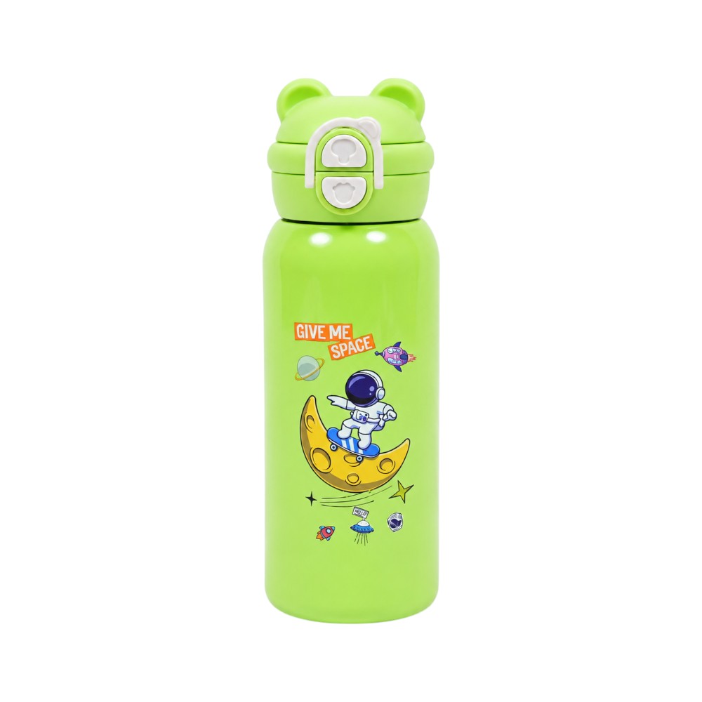 2601 SS VACUUM FLASK WATER BOTTLE SPACE 500ML S.T Default Title - MamasJan Toys
