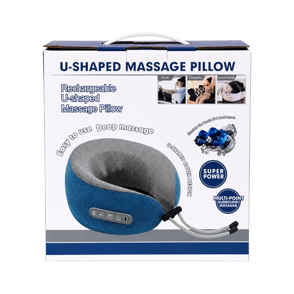 U-SHAPED MASSAGE PILLOW IR ZX-2301 Default Title - MamasJan Electronics