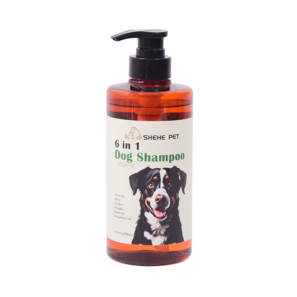 SHEHE PET DOG SHAMPOO 6IN1 500 ML MB030/1005-2021 Default Title - MamasJan Grocery Nonfood