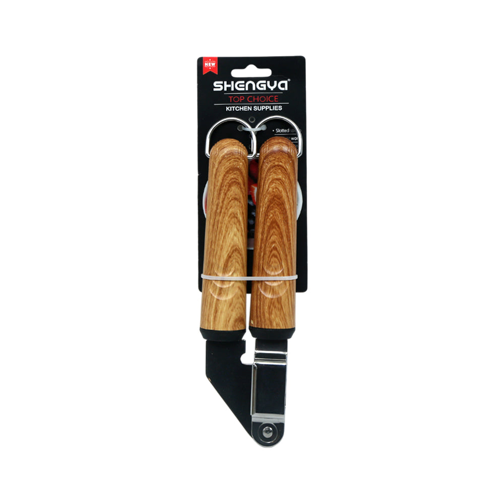 GARLIC PRESS SHENGYA WOODEN HANDLE K01050T ZIK Default Title - MamasJan Crockery