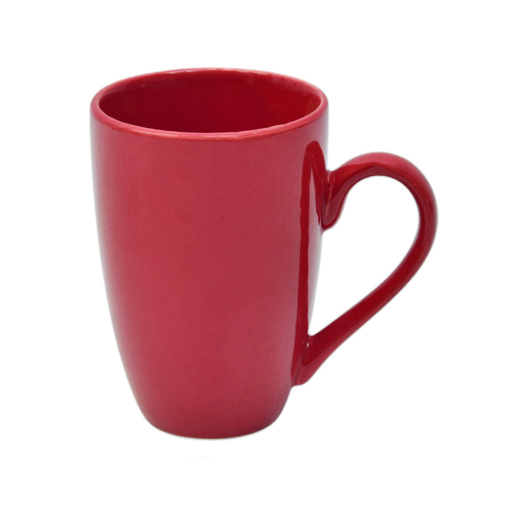 MUG PORCELAIN PLAIN RED LYMG30PL1RD Default Title - MamasJan Crockery