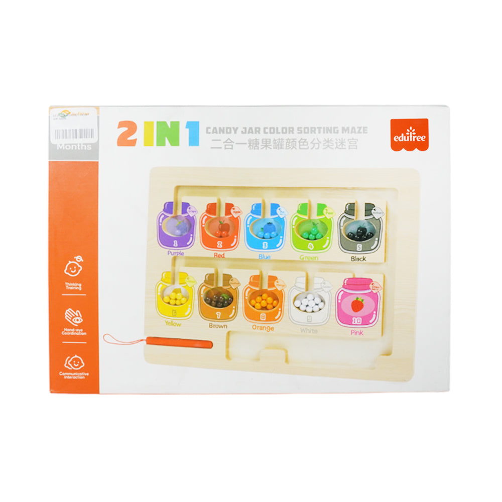AI-24-216 WOODEN CANDY JAR GAME Default Title - MamasJan Toys