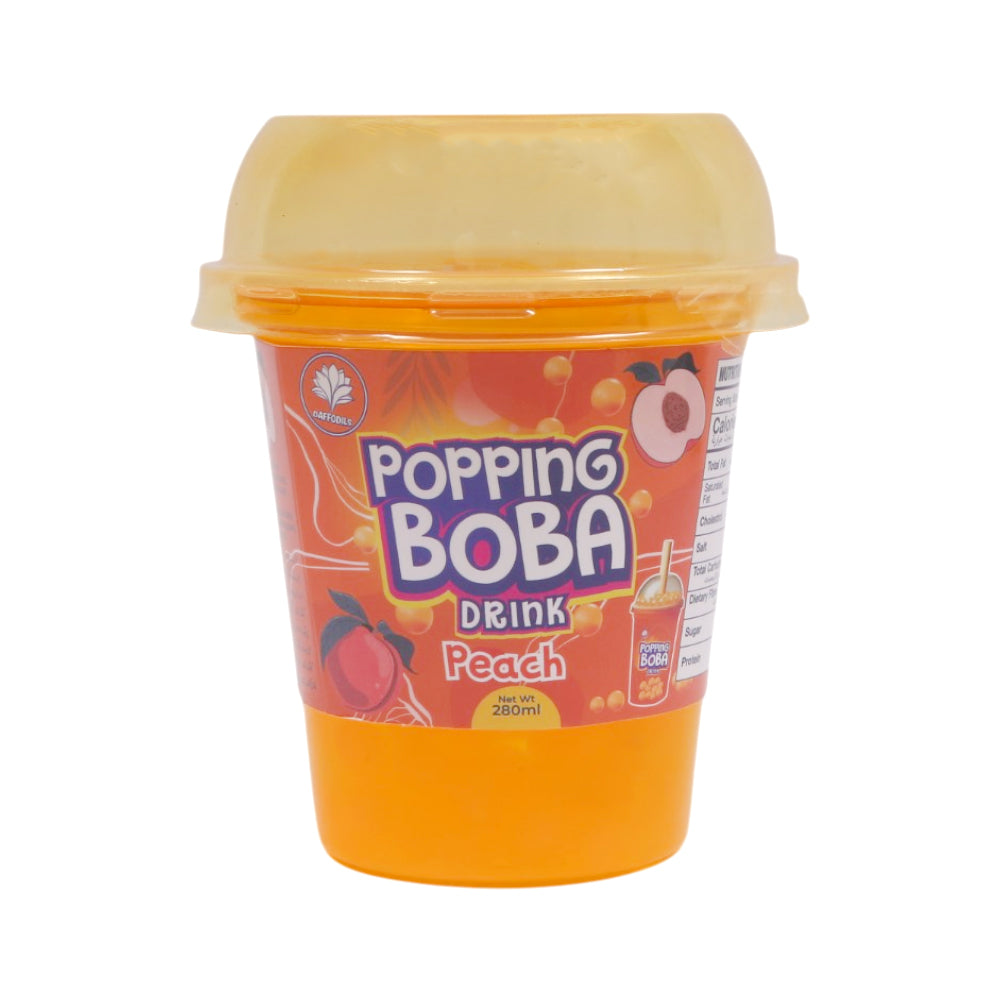 POPPING BOBA DRINK PEACH 280 ML Default Title - MamasJan GroceryFoods