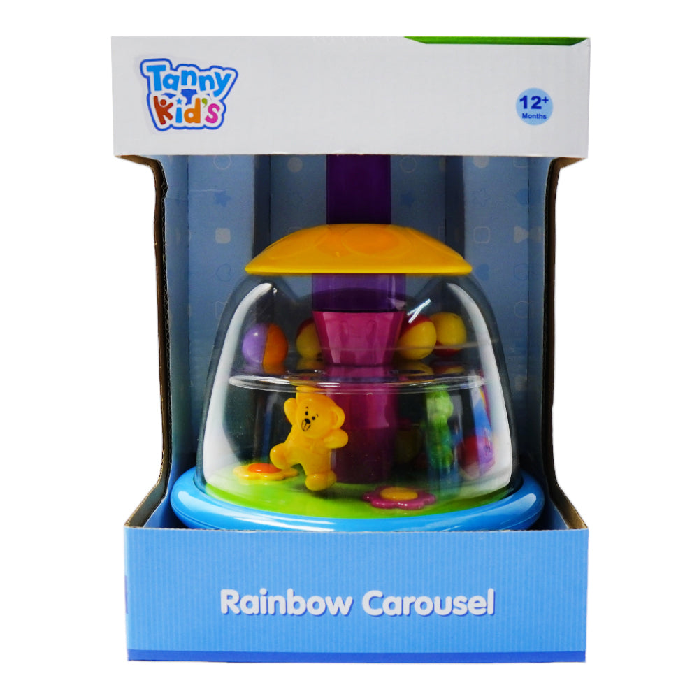 TY9034 TANNY KIDS RAINBOW CAROUSEL SPINNER ID Default Title - MamasJan Toys