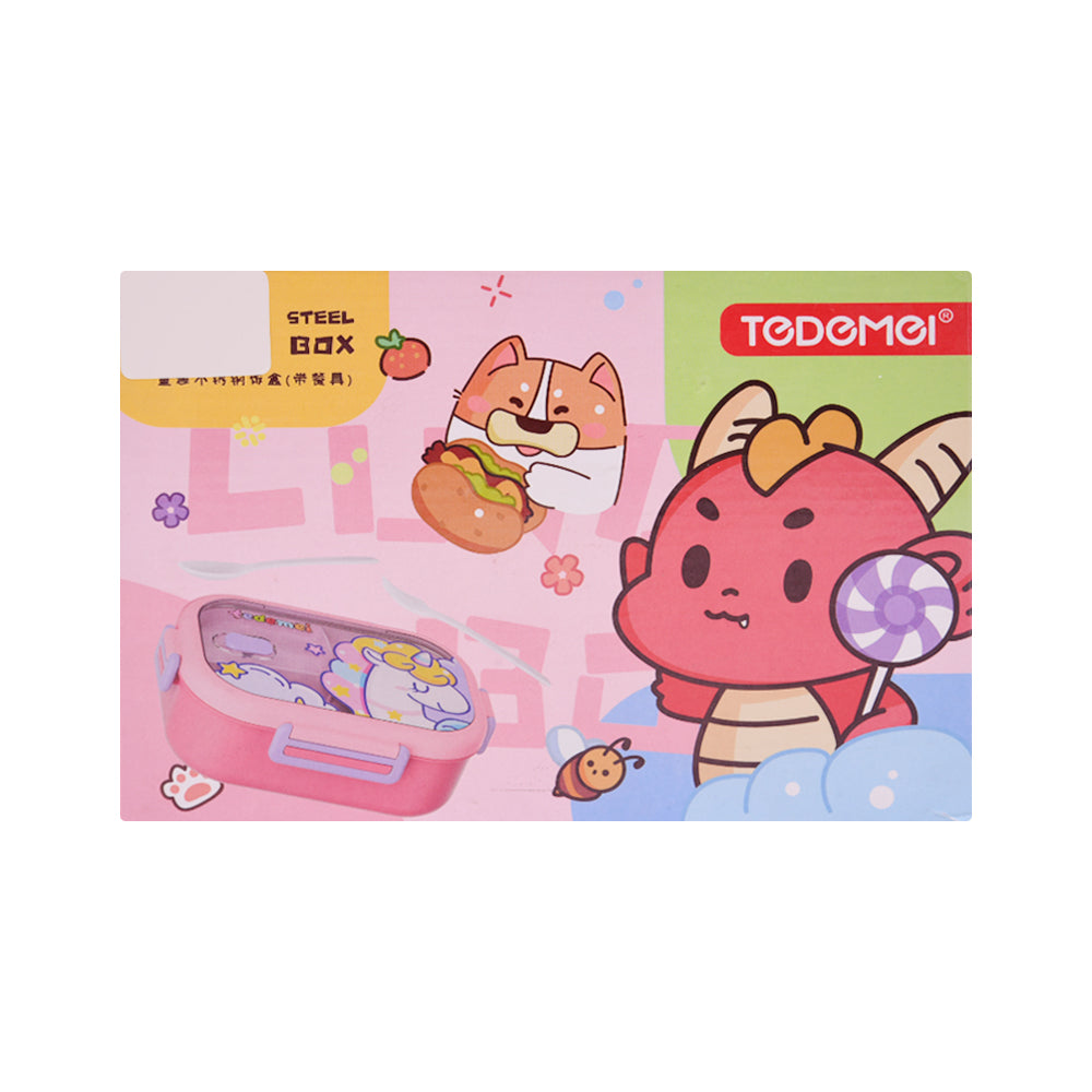 6747 TEDEMEI SS LUNCH BOX CUTE ANIMALS Default Title - MamasJan Toys