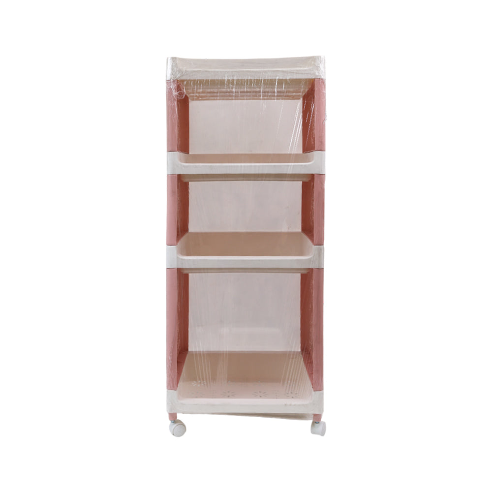 FLORAL PATTERN STORAGE RACK 4 PORTION 2446B IR 331-354 Default Title - MamasJan Grocery Nonfood
