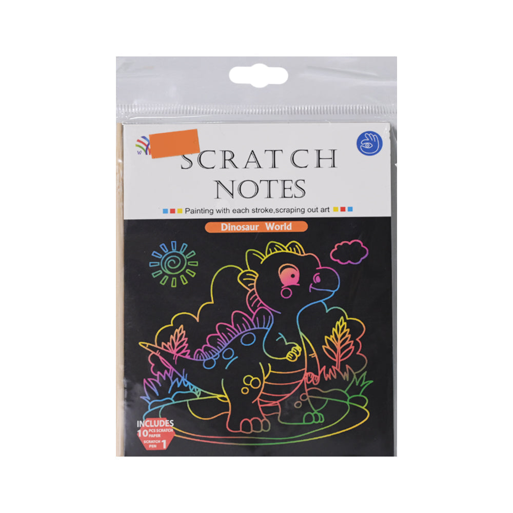 WX-GGN SCRATCH NOTE BOOK DINO WORLD Default Title - MamasJan Toys