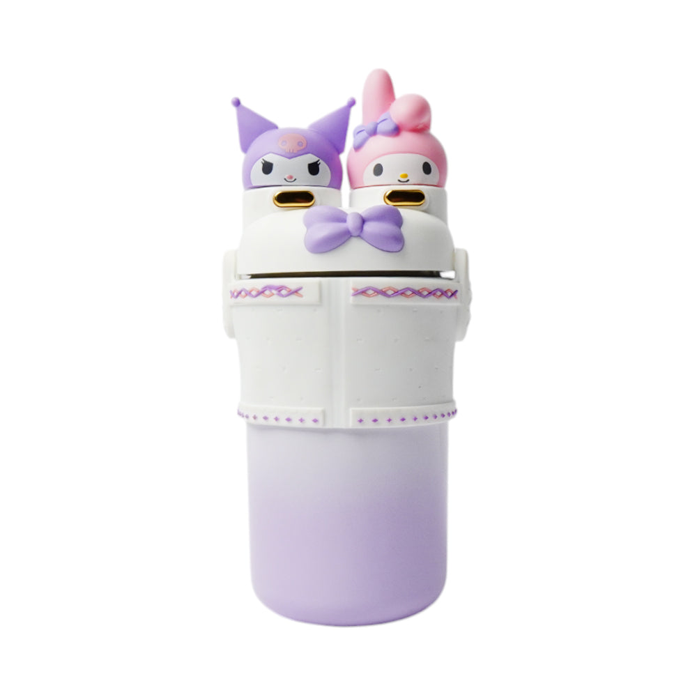 DOUBLE DRINK WATER BOTTLE KUROMI IR Default Title - MamasJan Toys