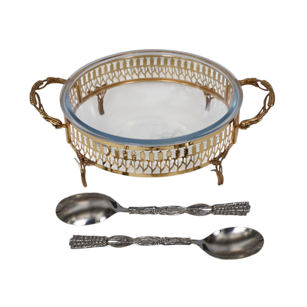 BOWL SALAD ORCHID CD6686 Default Title - MamasJan Crockery