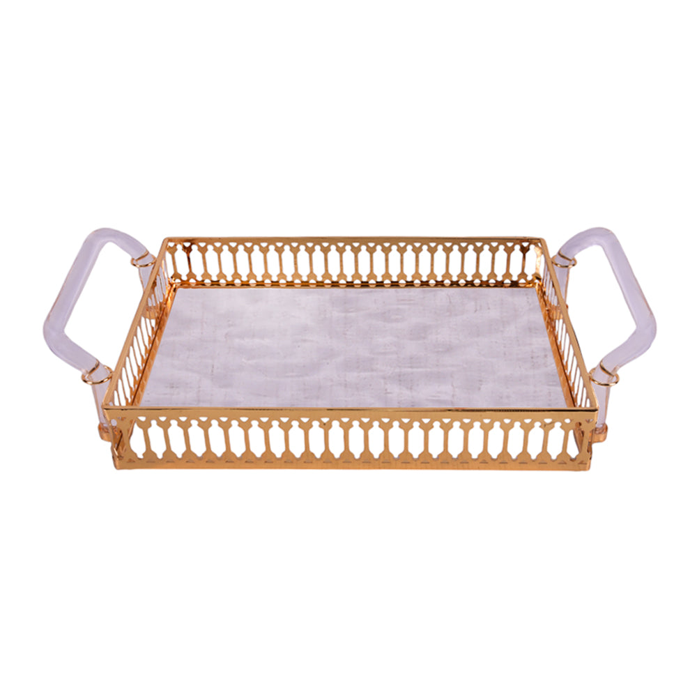 TRAY ORCHID CD-6738 Default Title - MamasJan Decoration