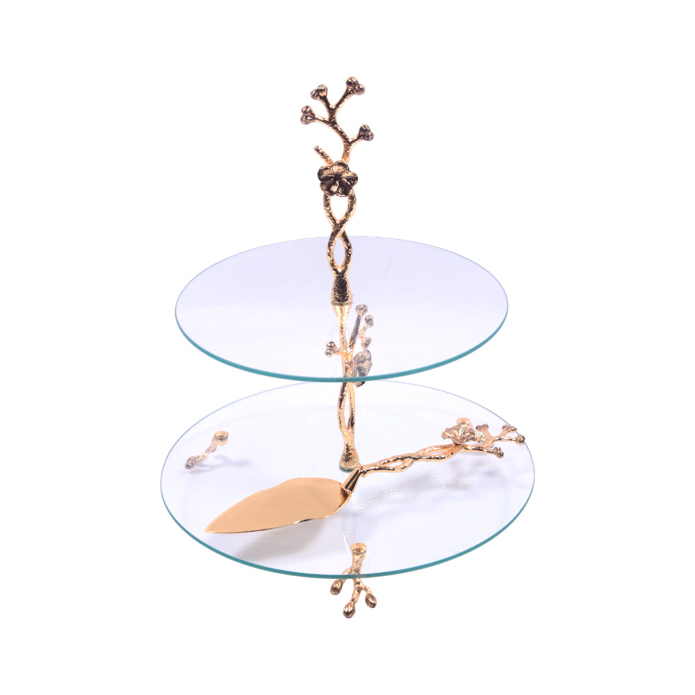 CAKE SET ORCHID CD-7177 Default Title - MamasJan Décor
