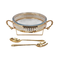 BOWL SALAD ORCHID CD7245 Default Title - MamasJan Crockery