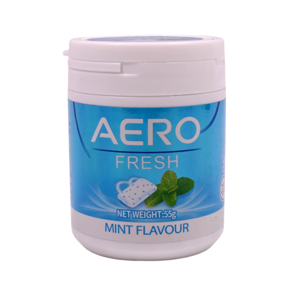 DAFFODILS AERO FRESH MINT BUBBLE GUM JAR 55 GM Default Title - MamasJan GroceryFoods