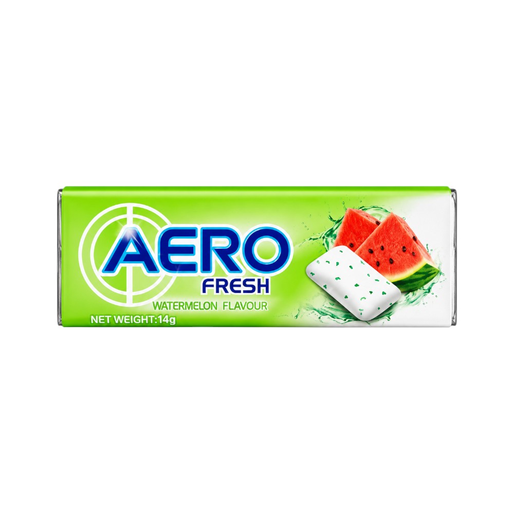 DAFFODILS AERO WATERMOELON BUBBLE GUM 25 GM Default Title - MamasJan Grocery Food