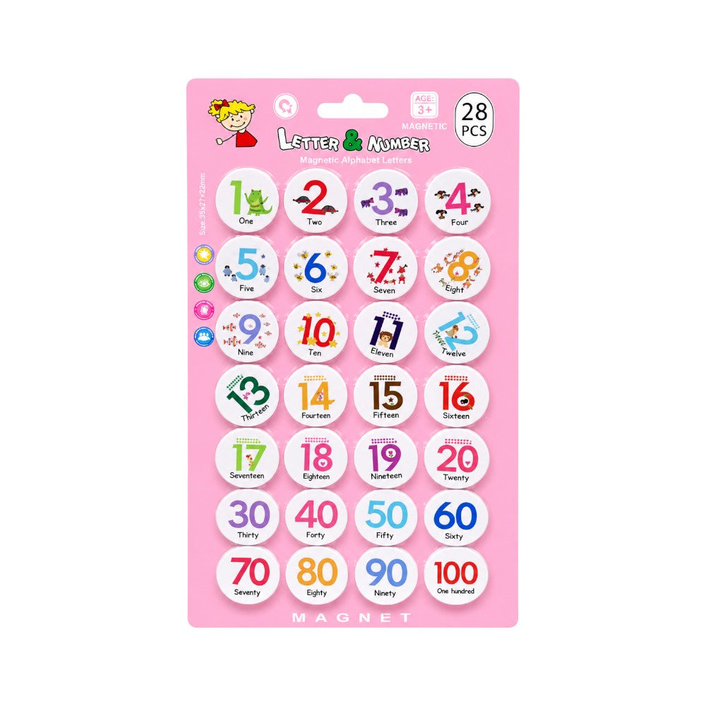 H-0115-123 MAGNETIC LETTER 123 28PC IR Default Title - MamasJan Toys