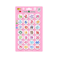 H-0115-123 MAGNETIC LETTER 123 28PC IR Default Title - MamasJan Toys