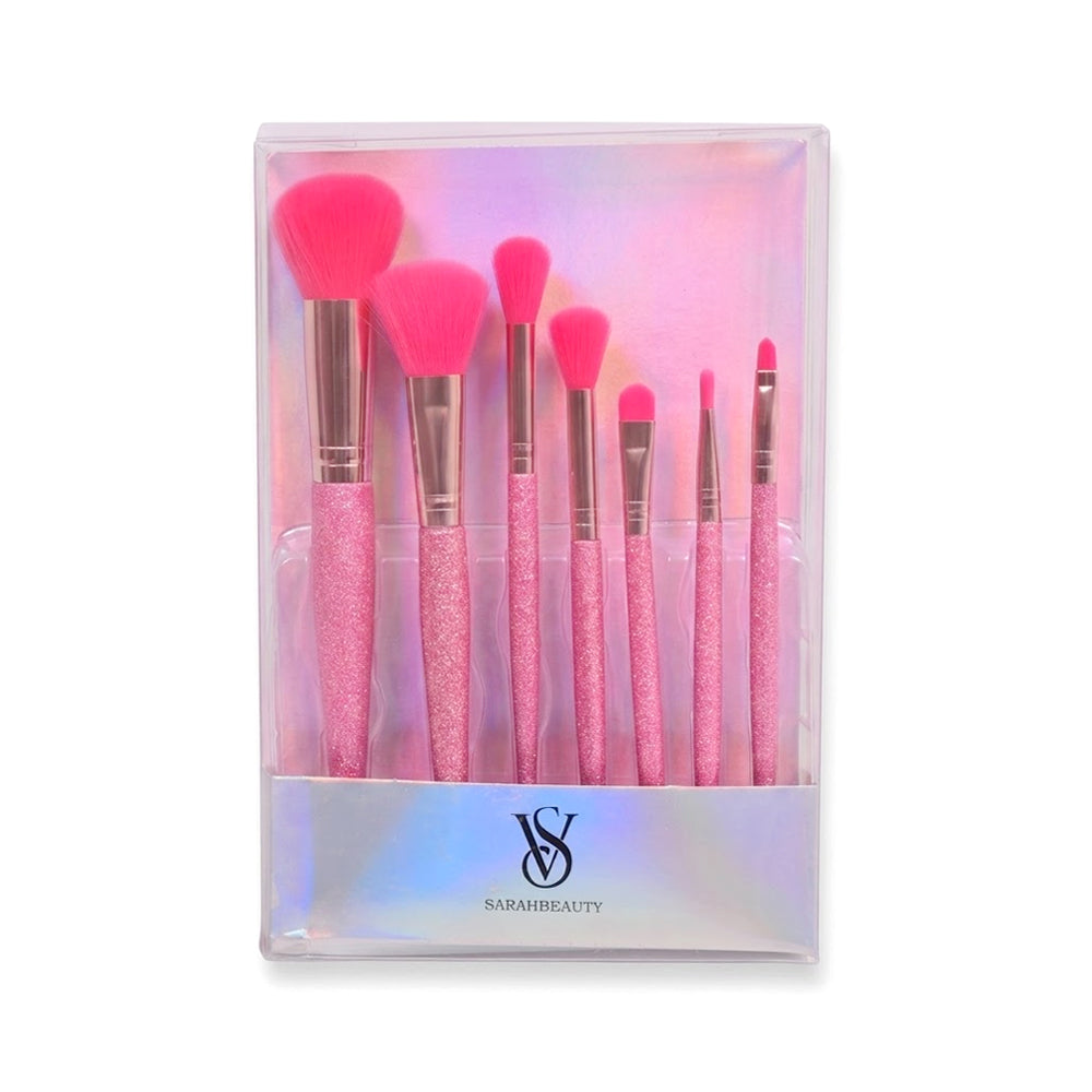 SV SARAH BEAUTY MAKEUP BRUSH SET 7IN1 SZ-187 Default Title - MamasJan Makeup