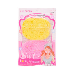 SWEET BEAUTY CLEANSING SPONGE 2IN1 BX-3592 Default Title - MamasJan Makeup