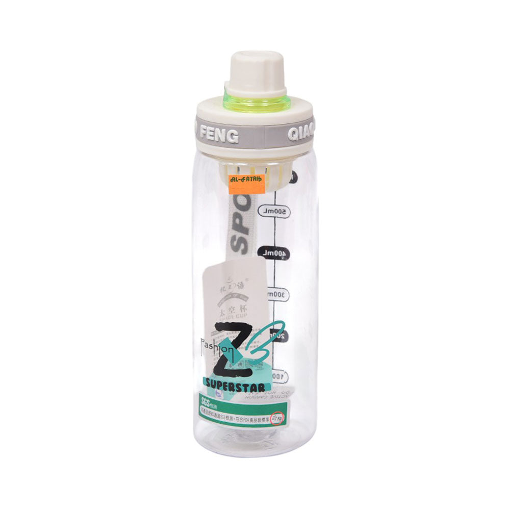 WATER BOTTLE ACRYLIC IR 550 ML B6125/Z16-20 Default Title - MamasJan Crockery