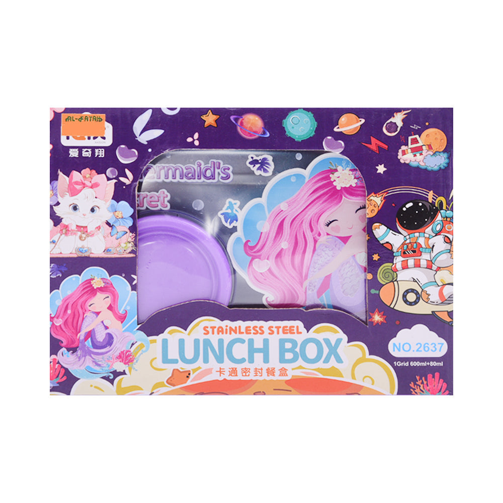 2637 STAINLESS STEEL LUNCH BOX MERMAID IR Default Title - MamasJan Toys