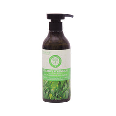 WOKALI HAIR GEL GREEN TEA WITH KERATIN 300 ML WKL303 Default Title - MamasJan haircare
