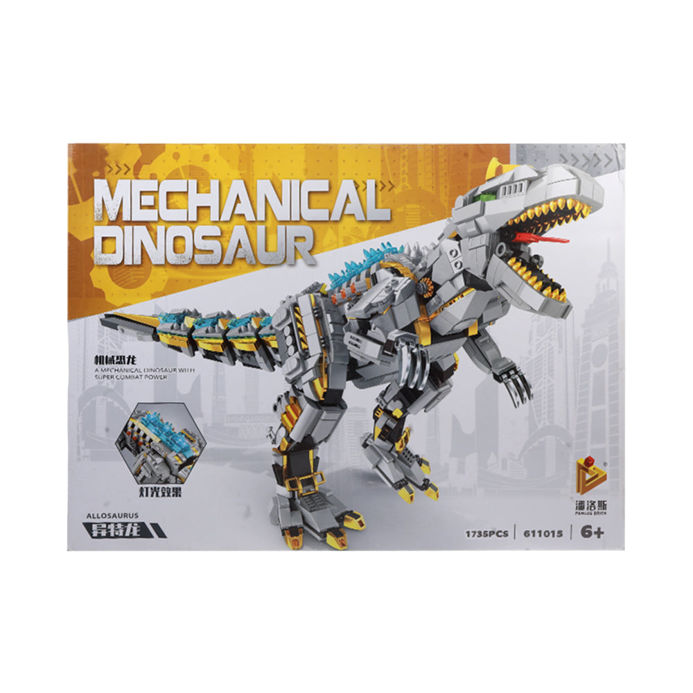 611015 MECHANICAL DINOSAUR BLOCKS 1735PC IR Default Title - MamasJan Toys
