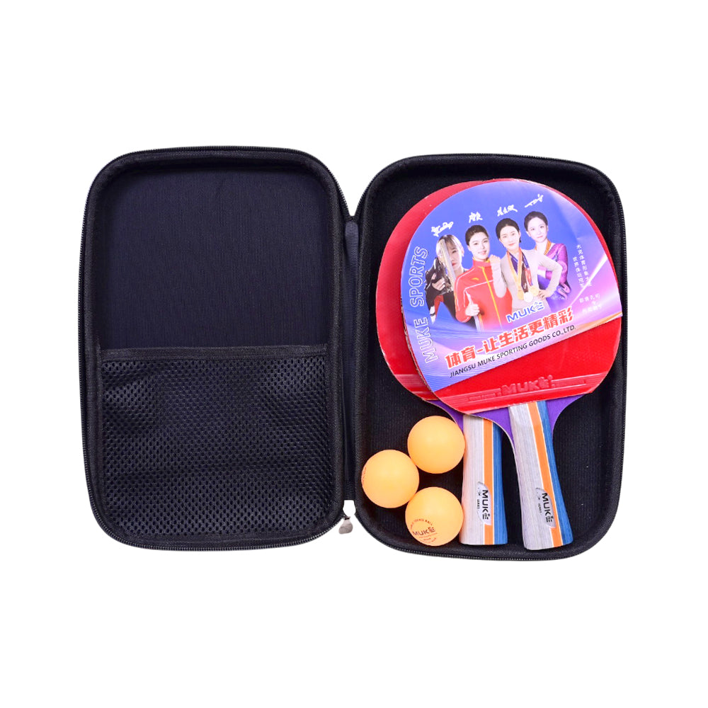 MUK 3S TABLE TENNIS RACKET SET IN BAG IR Default Title - MamasJan Toys