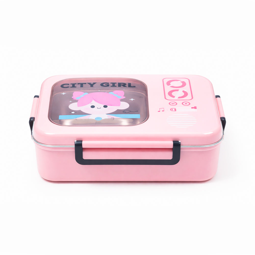 6360 SS LUNCH BOX CITY GIRL ASST Default Title - MamasJan Toys