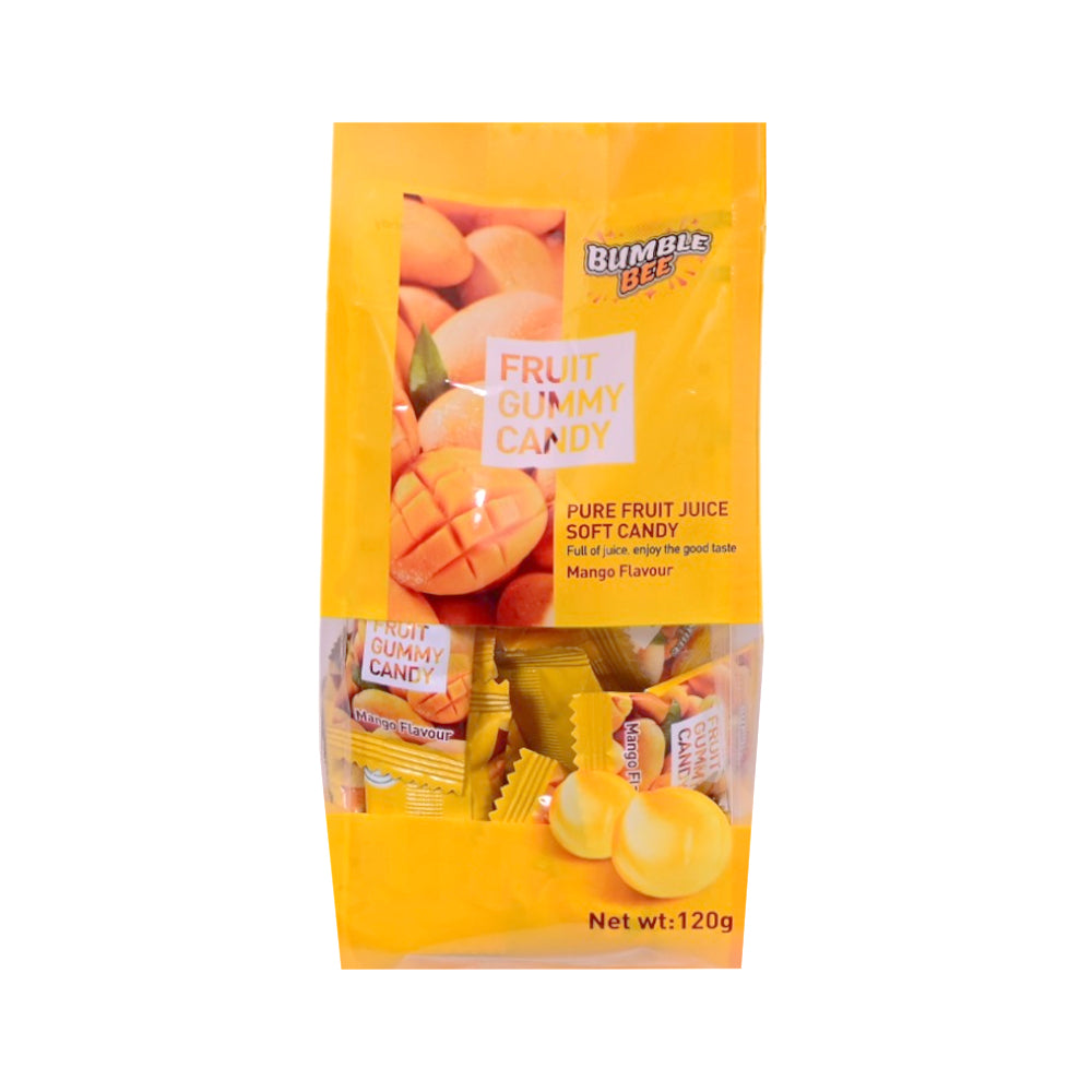 BUMBLE BEE FRUIT JUICE GUMMY MANGO 120G BAG Default Title - MamasJan Grocery Food