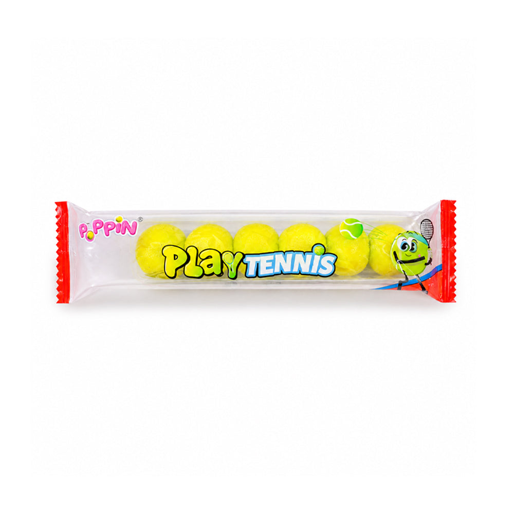 POPPIN PLAY TENNIS JELLY 28G 24PCS Default Title - MamasJan Grocery Food