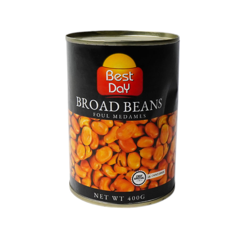 BEST DAY FOUL MEDAMES BROAD BEANS TIN 400 GM Default Title - MamasJan GroceryFoods
