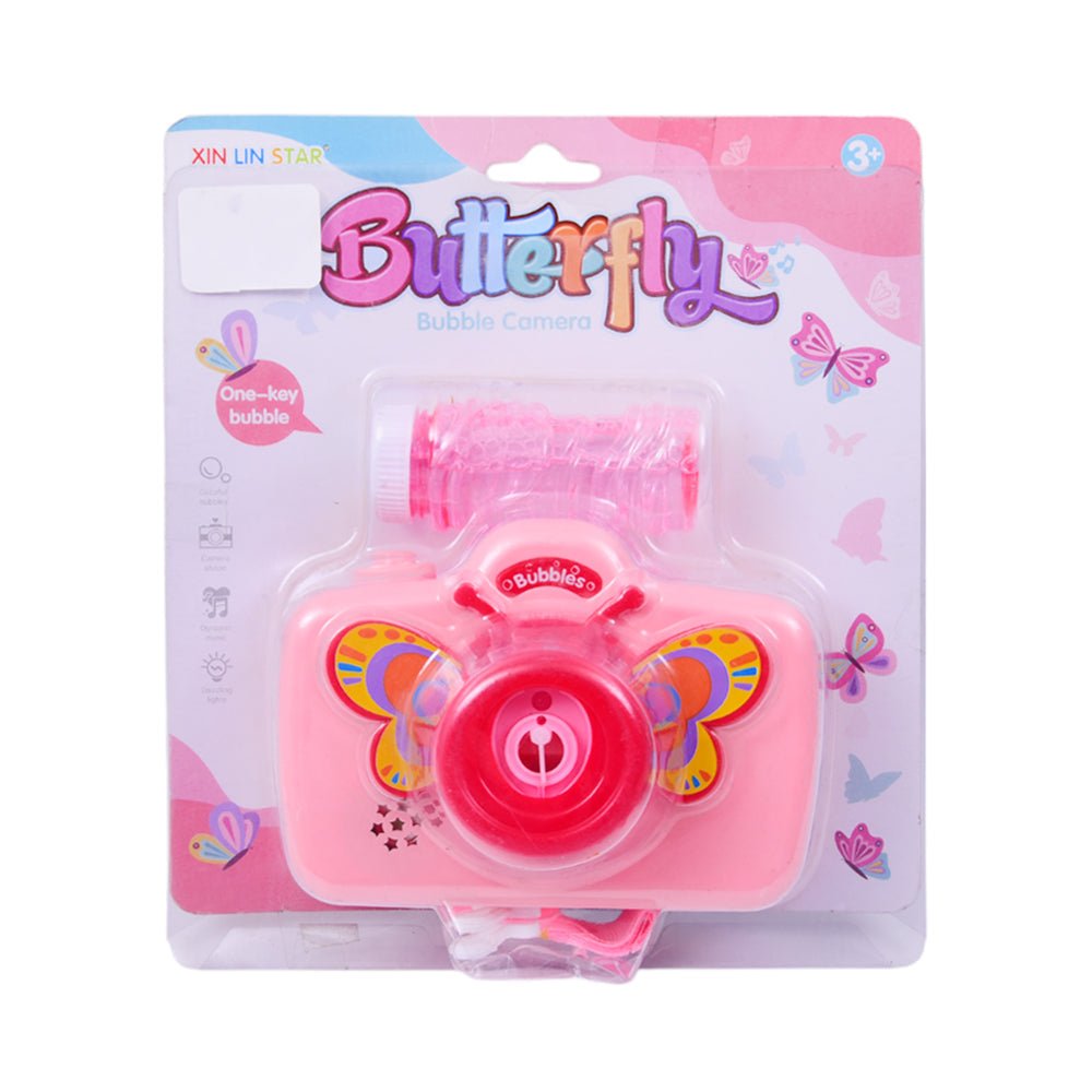 301-6 MUSICAL BUBBLE CAMERA W-LIGHT IN CARD Default Title - MamasJan Toys