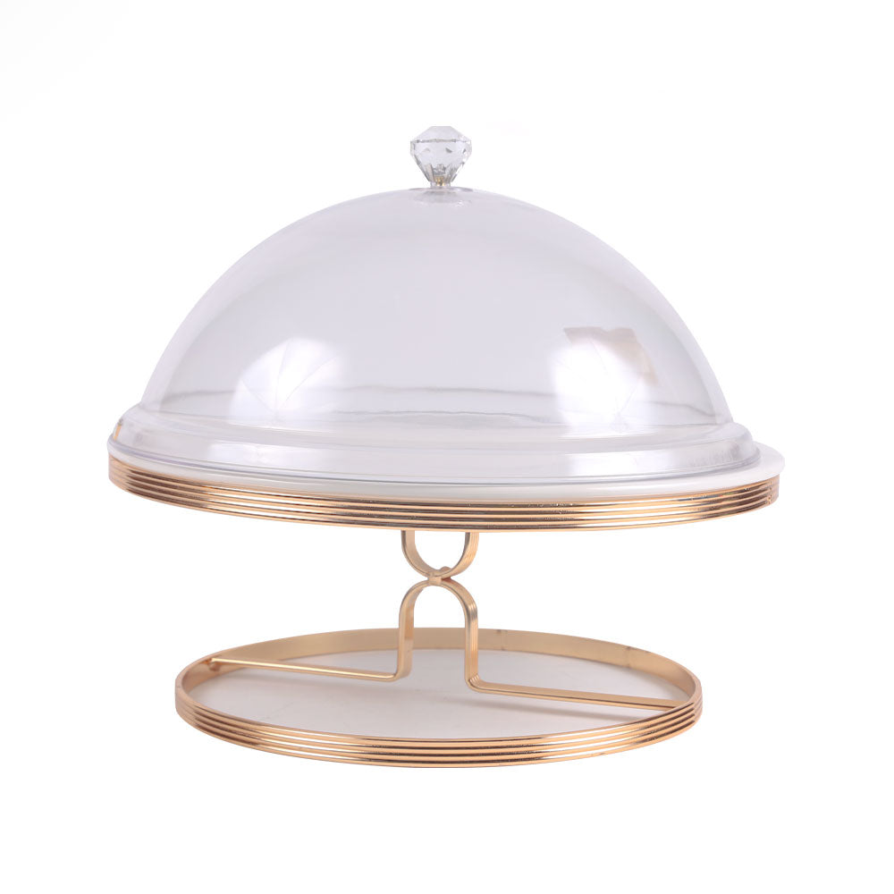 CAKE DISH WITH STAND BRILLIANT BR16007G Default Title - MamasJan Crockery