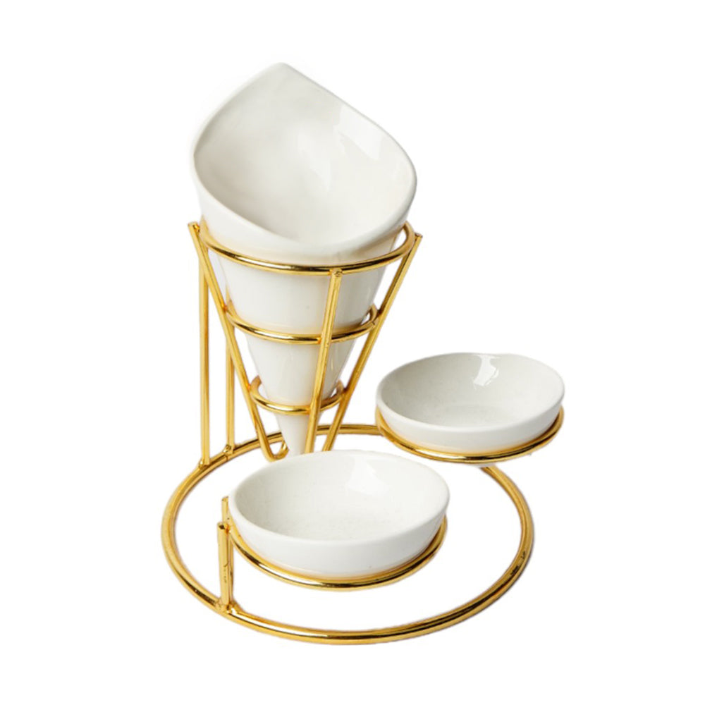 DISH CHIP & DIP BRILLIANT BR0298 Default Title - MamasJan Crockery
