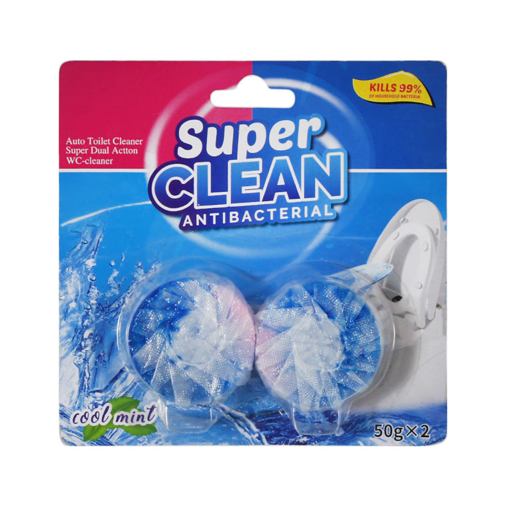 SPUP SUPER CLEAN TOILET FRESHENER & CLEANER 2PC COOL MINT IR Default Title - MamasJan Grocery Nonfood