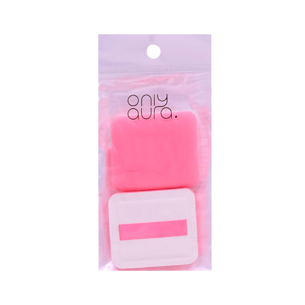 ONLY AURA SQUARE POWDER PUFF 2PCS PUFF-06 Default Title - MamasJan Makeup