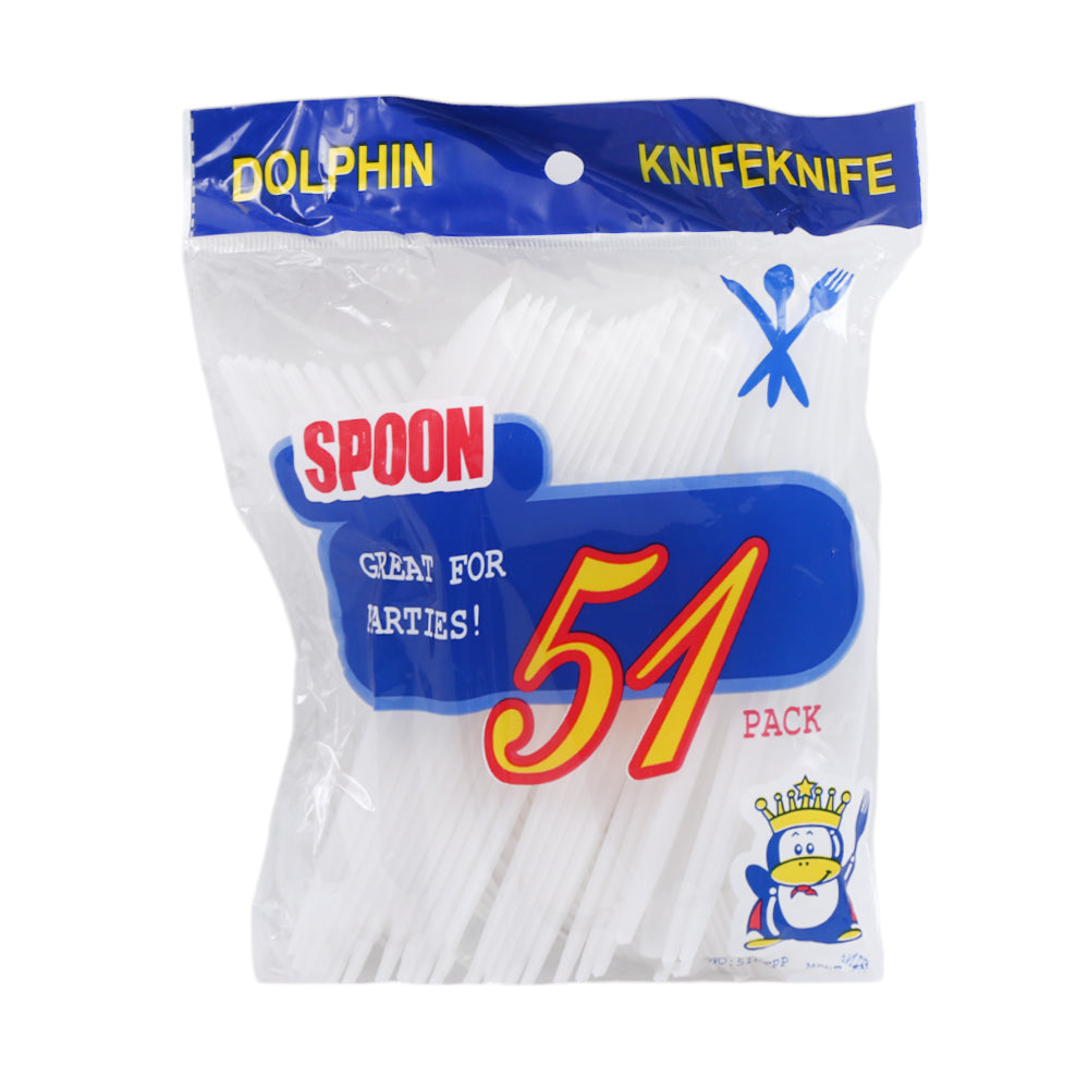 DISPOSABLE SPOON IR 51PC 36110-44 Default Title - MamasJan Grocery Nonfood