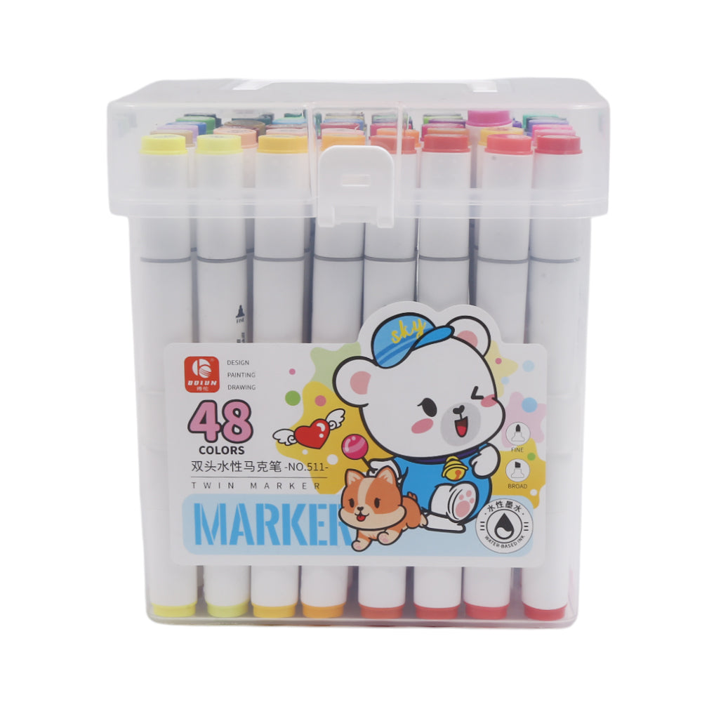814-48 DOUBLE ART MARKER 48CLR Default Title - MamasJan Toys