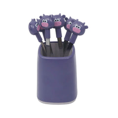 FRUIT FORK SET 6PC IR M6411 Default Title - MamasJan Crockery
