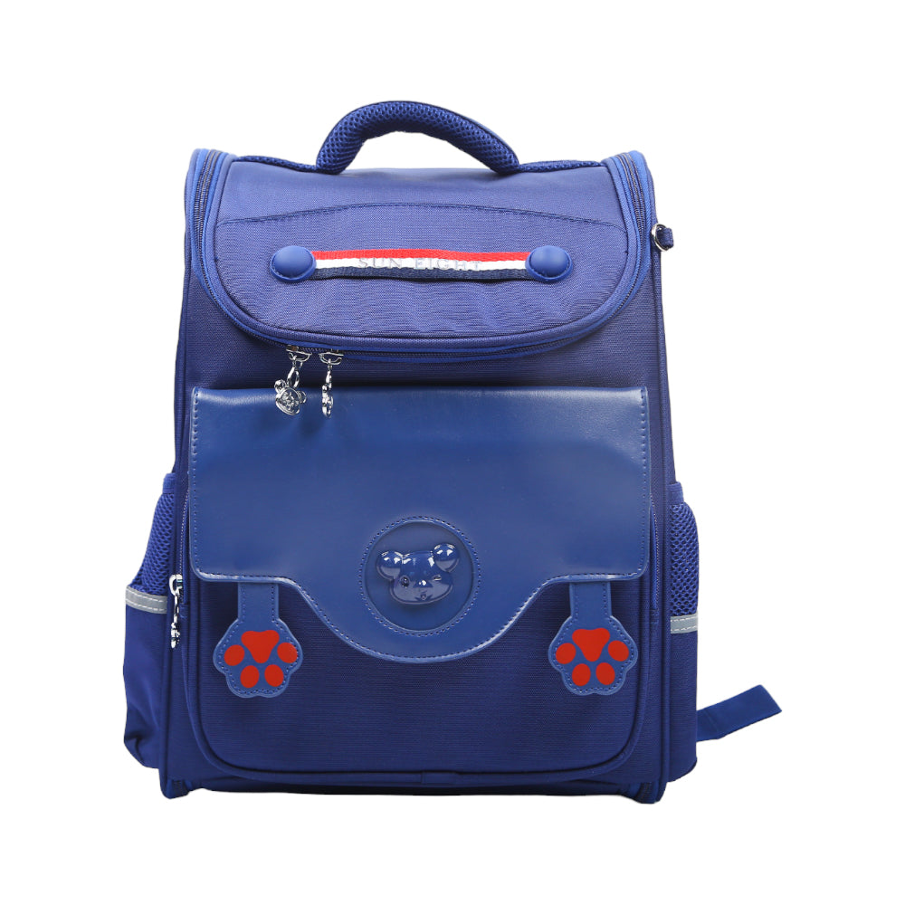 90064 KIDS SCHOOL BACK PACK NAVY 16INCH IR Default Title - MamasJan Toys