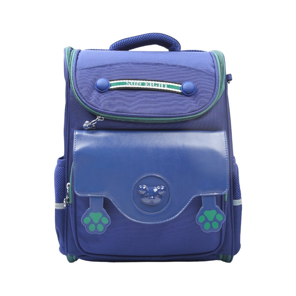 90064 KIDS SCHOOL BACK PACK NAVY/LAKE 16INCH IR Default Title - MamasJan Toys