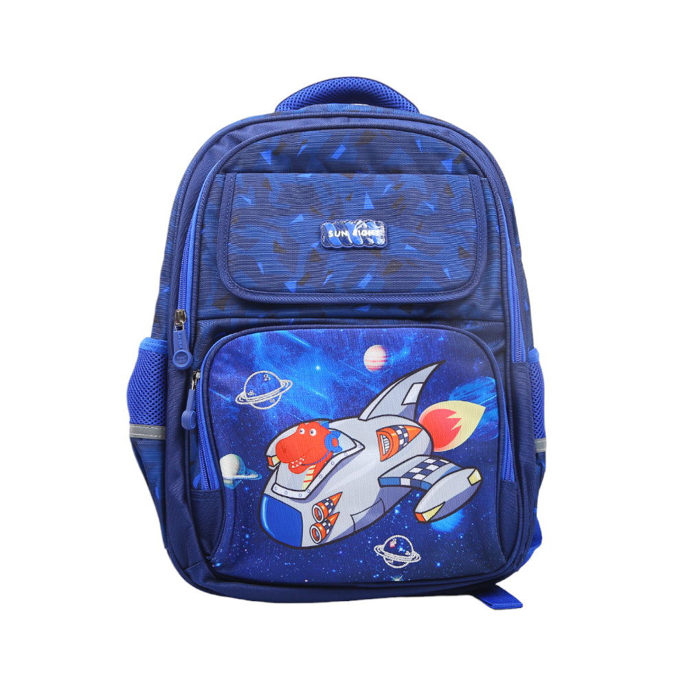 22088 KIDS SCHOOL BACK PACK ROYAL BLUE 16INCH IR Default Title - MamasJan Toys