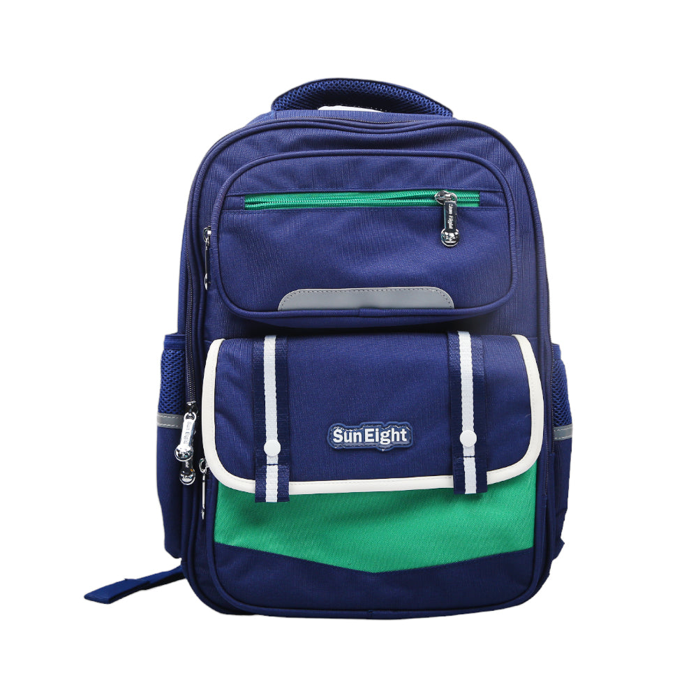 90171 KIDS SCHOOL BACK PACK BLUE/GREEN 16INCH IR Default Title - MamasJan Toys