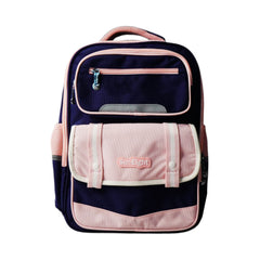 90171 KIDS SCHOOL BACK PACK ROYAL BLUE/PINK 16INCH IR Default Title - MamasJan Toys